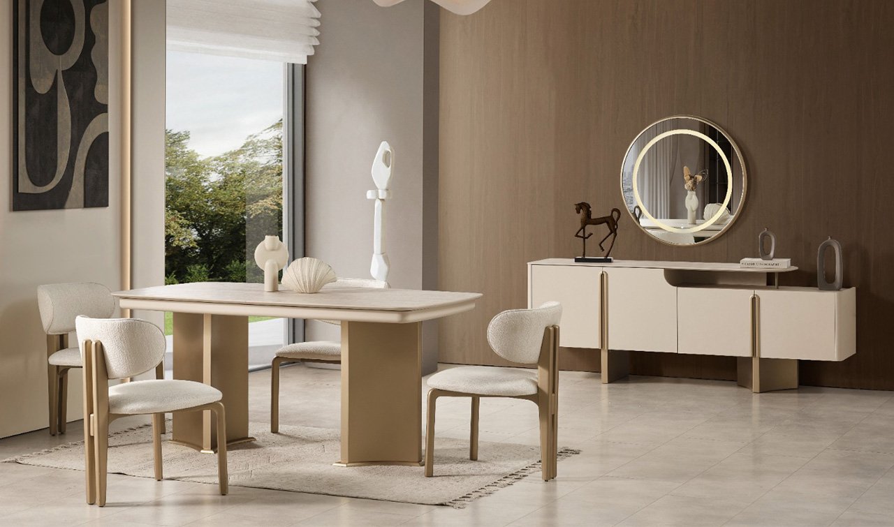 Bodrum Yemek Odası Takımı